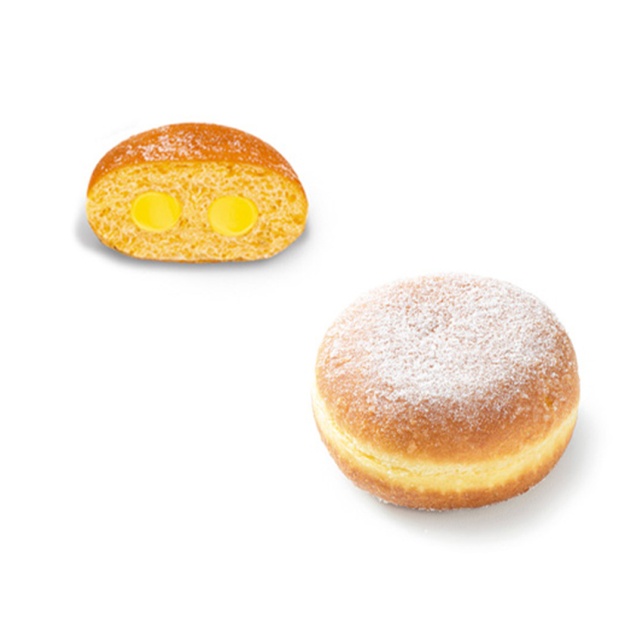 Krapfen crema zuccherato