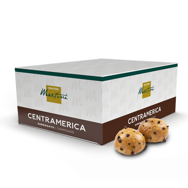 Confezione di cioccolato Master Martini Centramerica con due panini alle gocce di cioccolato.