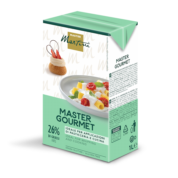 Brick Crema vegetale per professionisti da cucina per pasticceria Master Gourmet