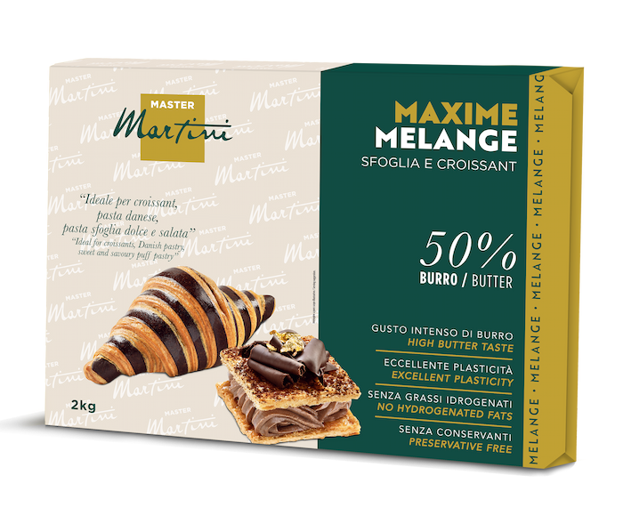 Confezione Melange MAXIME Sfoglia e croissant per professionisti per pasticceria 50% burro