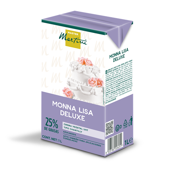 brick crema vegetale Monna Lisa Deluxe per professionisti per pasticceria-zuccherata