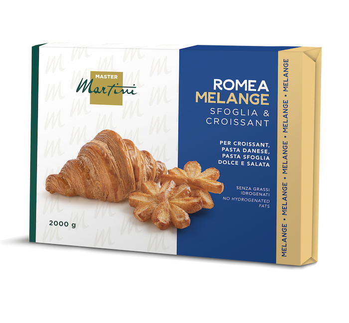ROMEA Melange Sfoglia Plus-per pasticceria per professionisti panetto piatto sfoglia creme cake