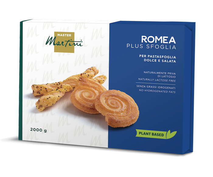 margarina romea sfoglia plus per professionisti per pasticceria panetto