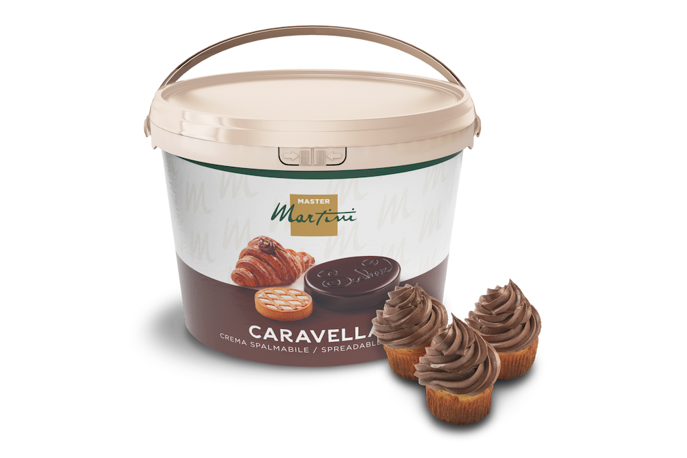 crema spalmabile post forno cacao dark secchio per pasticceri professionisti per pasticceria