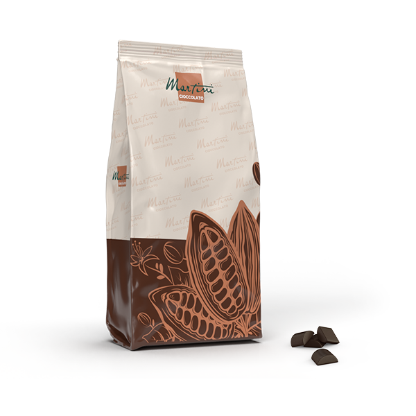 sacchetto cioccolato standard in chunks ariba fondente per cioccolatieri professionisti
