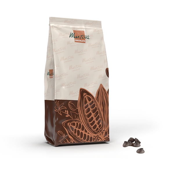 sacchetto cioccolato standard in gocce ariba fondente per cioccolatieri professionisti