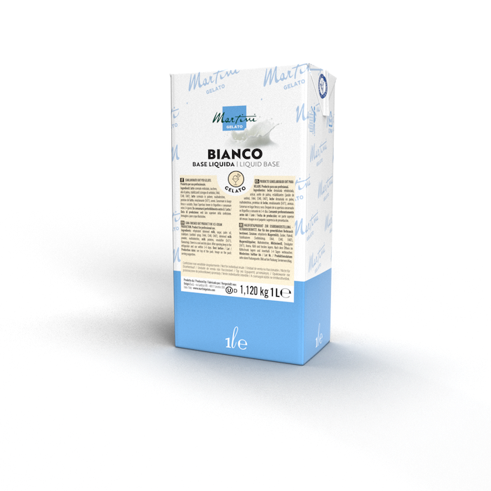 brik di base liquida per gelato bianco per gelateria per gelatieri professionisti