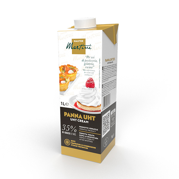 pack di panna da cucina uht 35% per professionisti