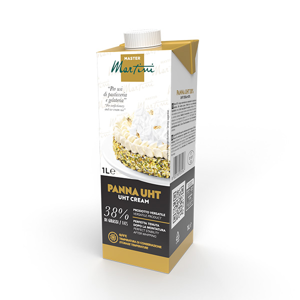 pack di panna da cucina uht 38% per professionisti