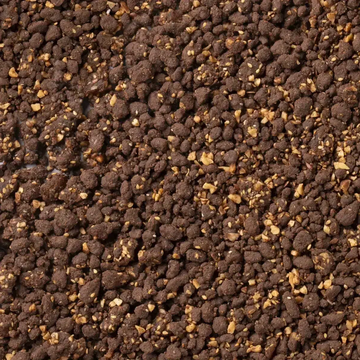 Crumble cacao gran mix semi e canditi per decorazione gelati per professionisti